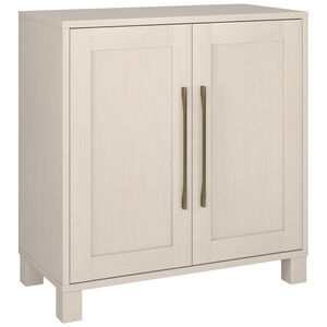 Hudson & Canal Chabot 28" Wide Rectangular Accent Cabinet - Alder White, , hires