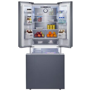 Summit 30 in. 16.1 cu. ft. Counter Depth French Door Refrigerator with Ice Maker - Stainless Steel, , hires