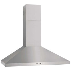 Frigidaire 36 in. Convertible Chimney Style Range Hood with 350 CFM, 3 Fan Speeds & 2 LED Lights - Stainless Steel, , hires