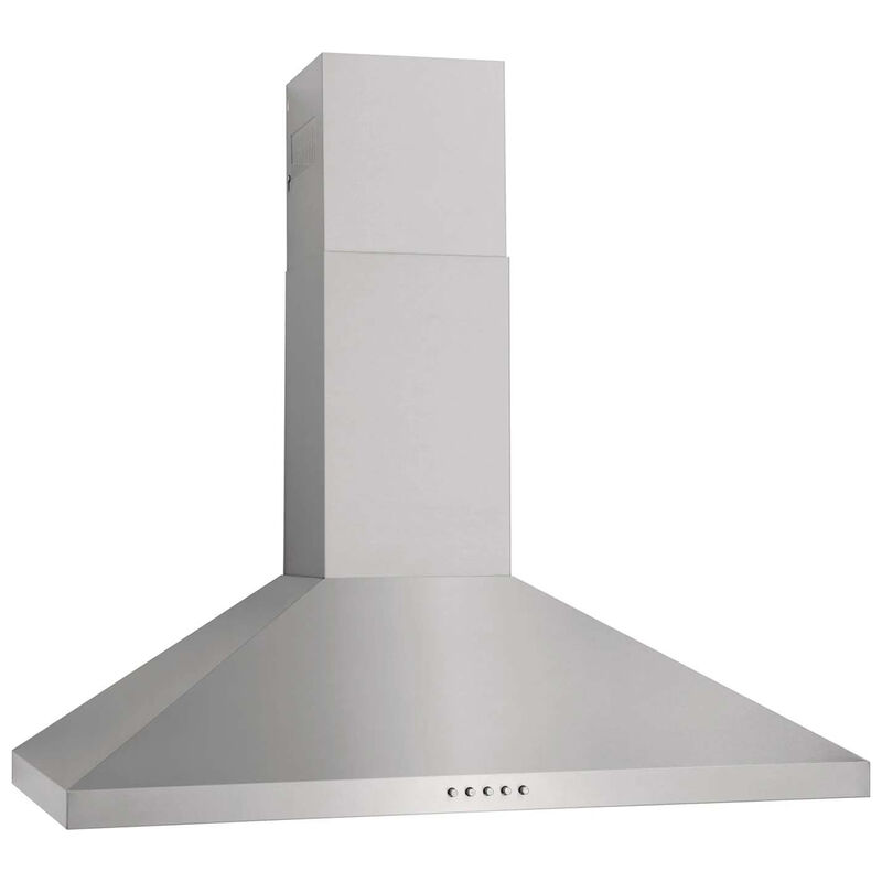 Frigidaire 36 in. Convertible Chimney Style Range Hood with 350 CFM, 3 Fan Speeds & 2 LED Lights - Stainless Steel, , hires