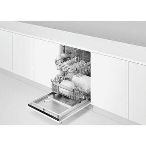 Fisher & Paykel Series 7 24 in. Smart Built-In Dishwasher with Top Control, 46 dBA Sound Level, 15 Place Settings, 7 Wash Cycles & Sanitize Cycle - Custom Panel Ready, , hires
