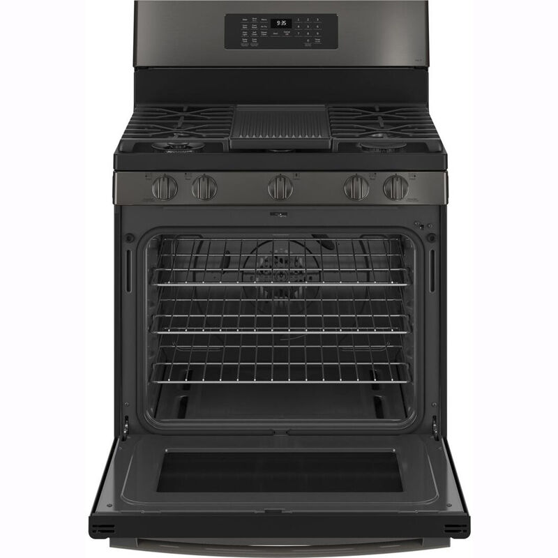 GE Profile 30" Freestanding Gas Range with 5 Sealed Burners, Grill