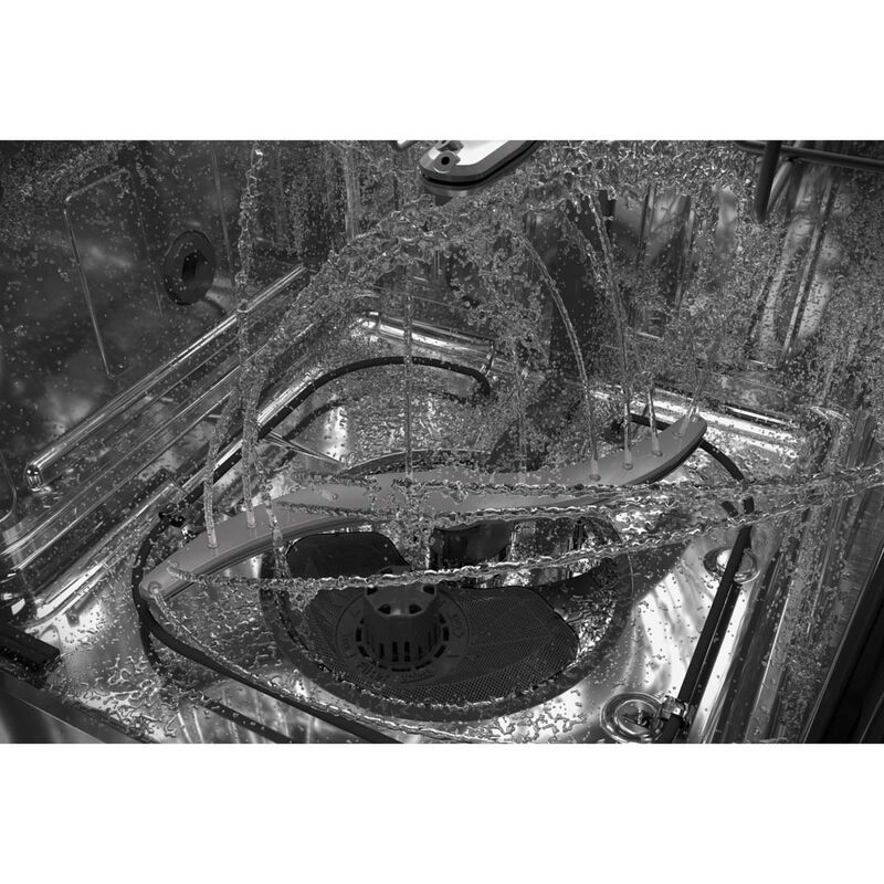 GE 24" Dishwasher with 45 dBA Quiet Level, 4 Wash Cycles & Touchpad