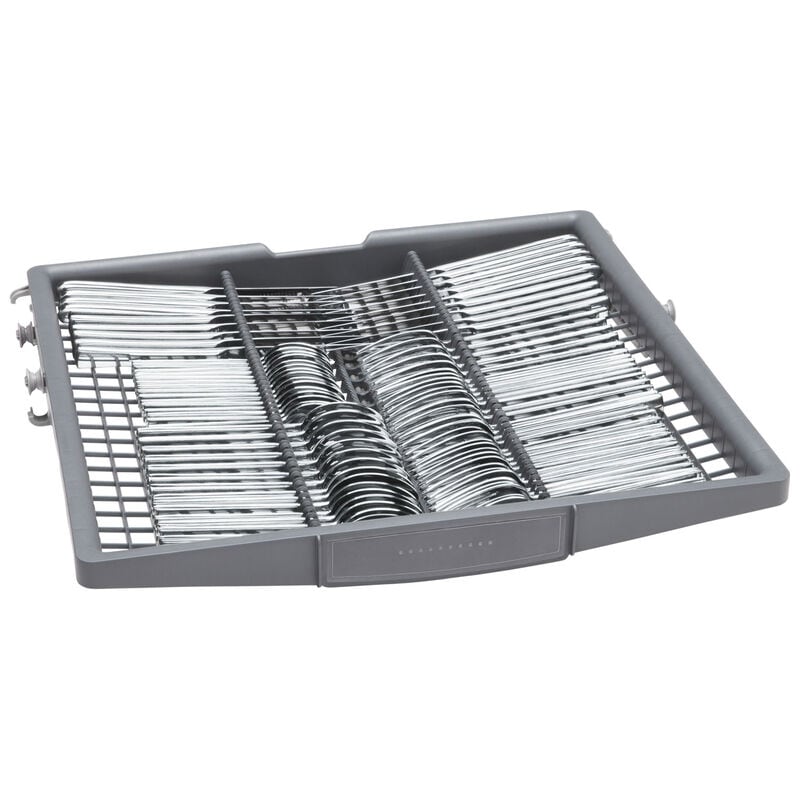 Bosch 300 Series 24 in. Top Control Smart Dishwasher with 46 dBa Sound Level, 3rd-Rack & PureDry - Stainless Steel, Stainless Steel, hires