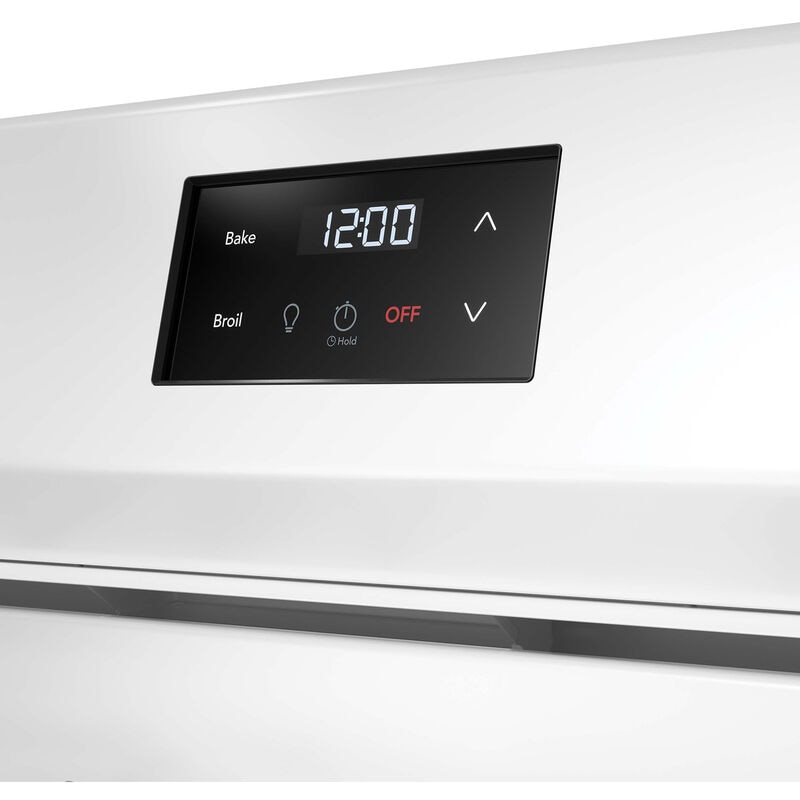 Frigidaire 30 in. 5.1 cu. ft. Gas Range with 5 Sealed Burners - White, White, hires