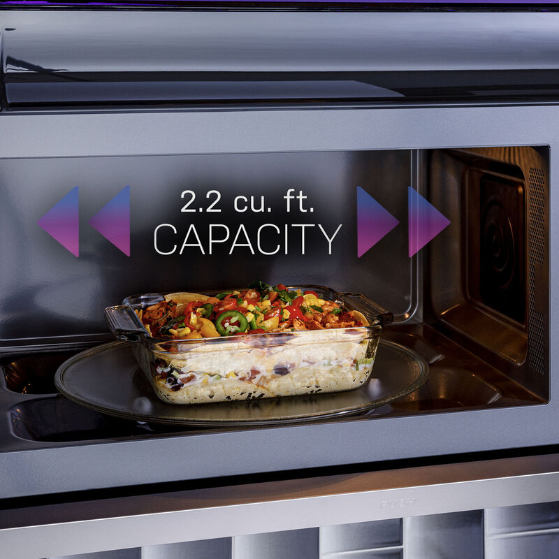 GE Profile 30 in. 2.2 cu. ft. 1000W Over-the-Range Microwave with 400 CFM & Sensor Cooking - Stainless Steel, , hires