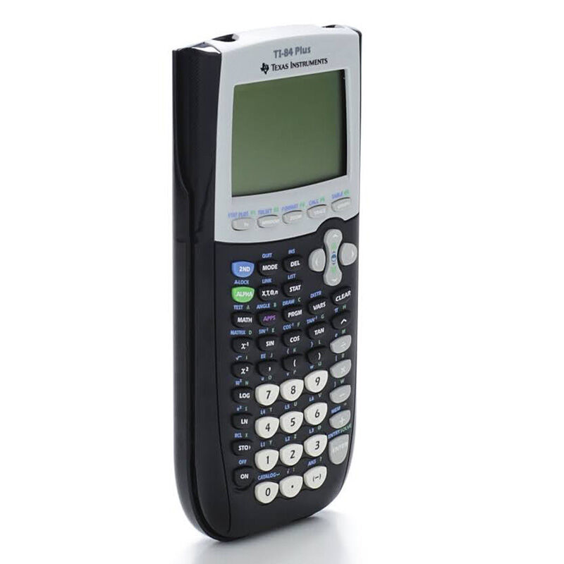 Texas Instruments - TI-84 Plus Silver Edition Graphing Calculator - Black