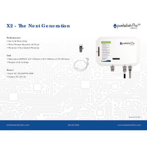 PureWash Pro X2 Sanitizing Detergent-Less Home Laundry System, , hires