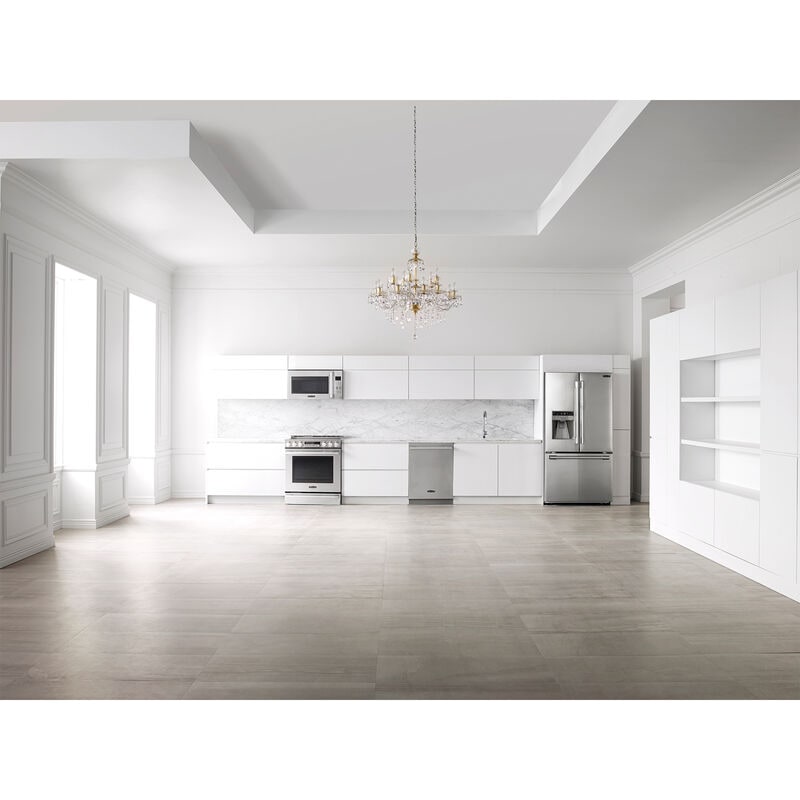 Signature Kitchen Suite 30 in. 1.7 cu. ft. 950W Smart Over-the-Range Microwave with 300 CFM, Convection & Sensor Cooking - Stainless Steel, , hires