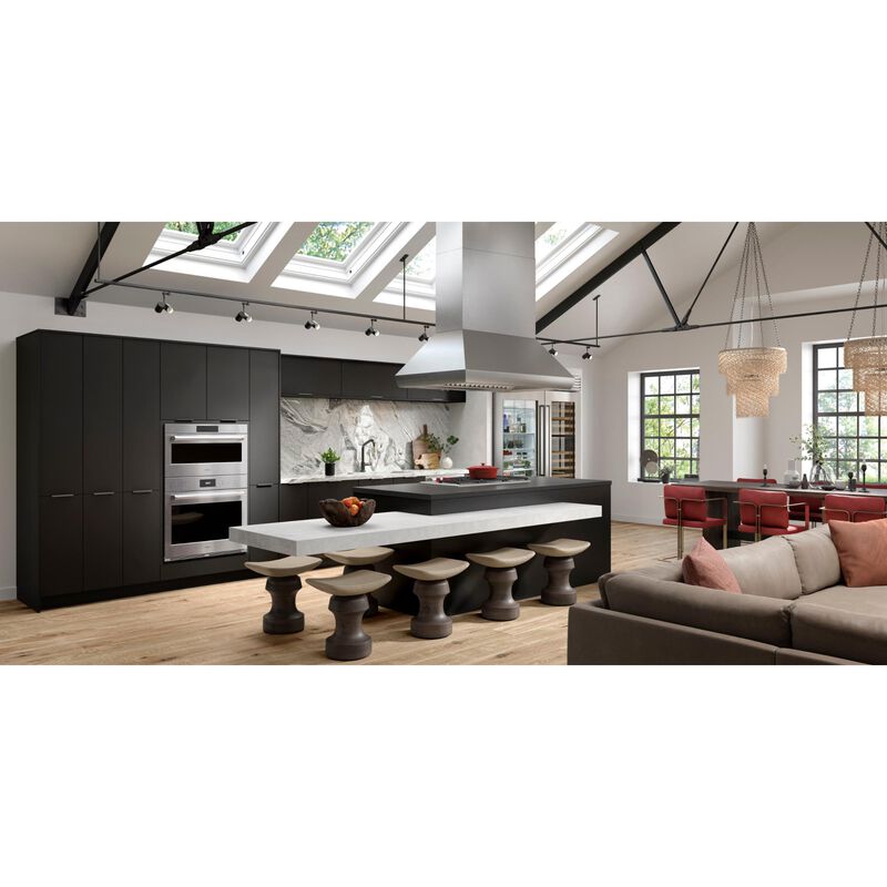 Wolf E Series 30 in. 1.6 cu. ft. 900W Built-In Microwave with Sensor Cooking - Stainless Steel, , hires