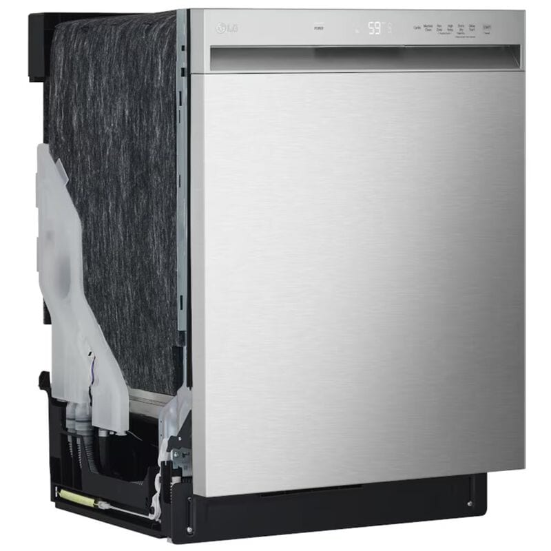 LG 24 in. Front Control Dishwasher with 50 dBa Sound Level, Dynamic Dry & Pocket - Stainless Steel, , hires