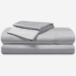 BEDGEAR Hyper-Cotton Full Size Sheet Set (Ideal for Adj. Bases) - Light Grey, , hires