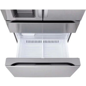 LG 36 in. 28.6 cu. ft. Smart 4-Door French Door Refrigerator with Ice & Water Dispenser - PrintProof Stainless Steel, PrintProof Stainless Steel, hires