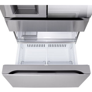 LG 36 in. 28.6 cu. ft. Smart 4-Door French Door Refrigerator with External Ice & Water Dispenser - PrintProof Stainless Steel, , hires