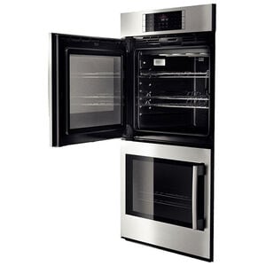 Bosch Benchmark Series 30 in. 9.2 cu. ft. Top Control Electric Double Wall Oven with True European Convection - Stainless Steel, , hires
