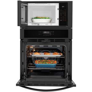 Frigidaire 27 in. 5.4 cu. ft. Electric Microwave/Wall Oven Combo with Standard Convection & Sensor Cooking - Black, , hires