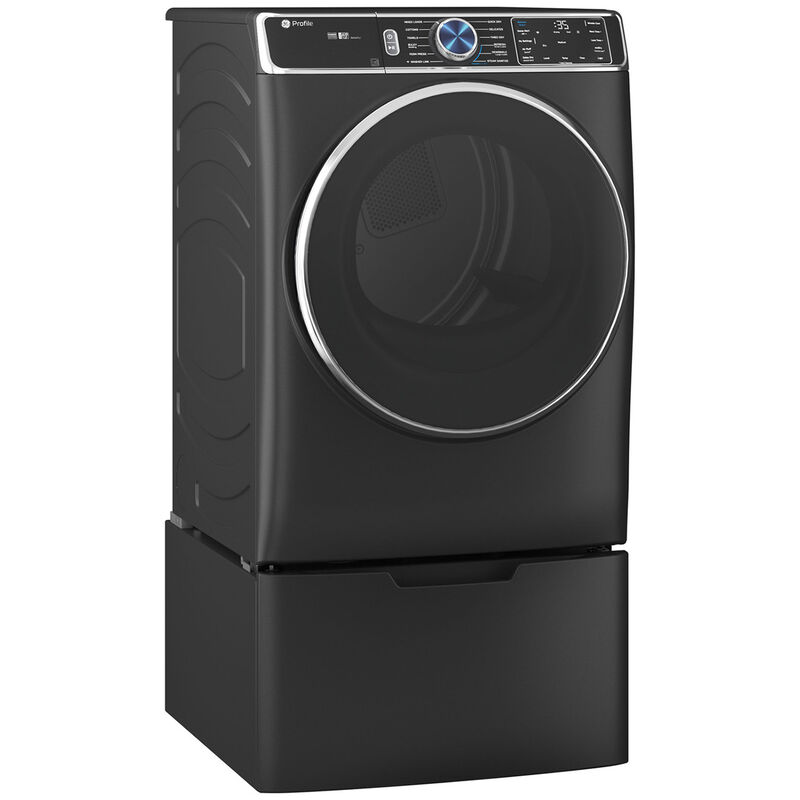GE 16 in. Pedestal for Washers - Carbon Graphite, , hires