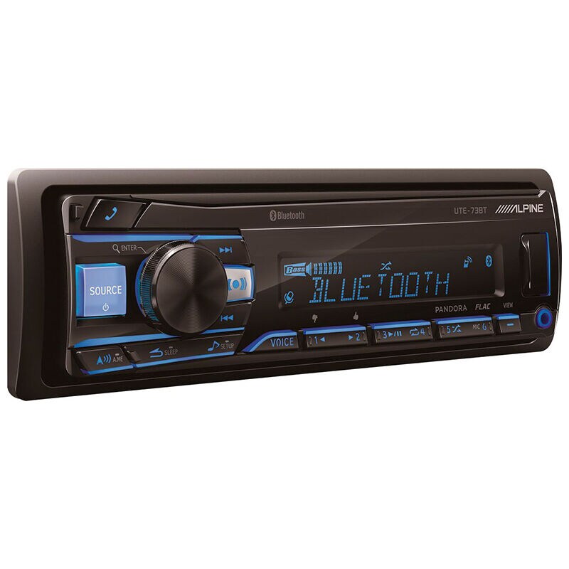 Alpine In-Dash Detachable Face Media Receiver Car Stereo, , hires