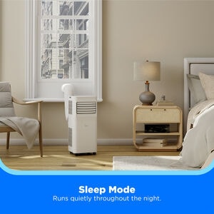 Midea 8,500 BTU (5,000 BTU DOE) 115V Portable Air Conditioner with 2 Fan Speeds, Sleep Mode & Remote Control - White, , hires