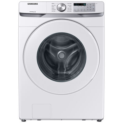 Samsung 27 in. 5.1 cu. ft. Smart Stackable Front Load Washer with Vibration Reduction Technology - White | WF51CG8000AW