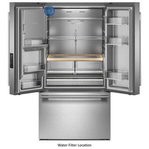 KitchenAid 36 in. 30.5 cu. ft. French Door Refrigerator with Ice & Water Dispenser - Stainless Steel with PrintShield Finish, Stainless Steel with PrintShield Finish, hires