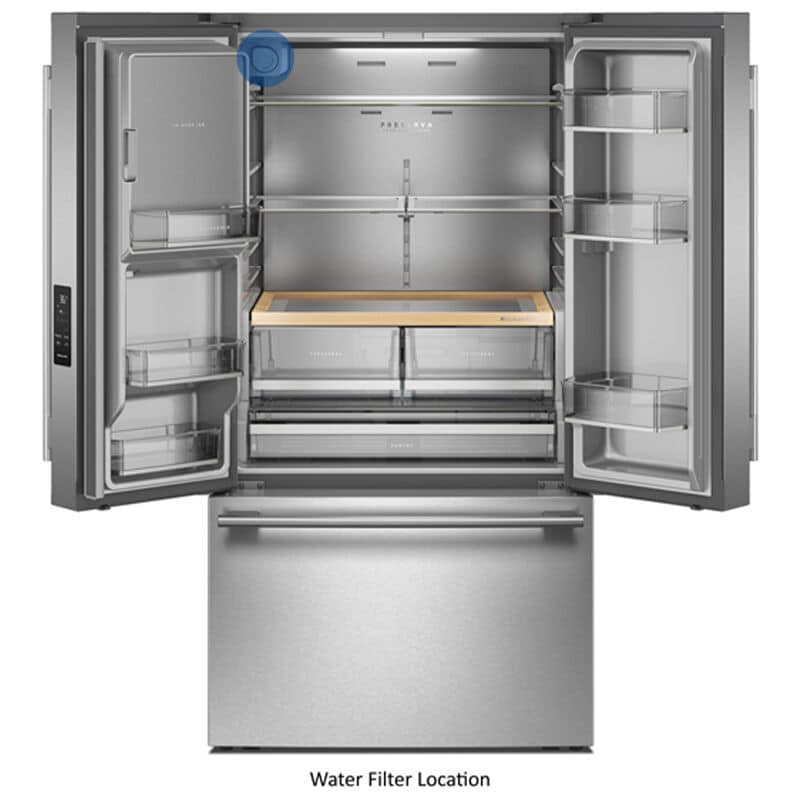 KitchenAid 36 in. 30.5 cu. ft. French Door Refrigerator with Ice & Water Dispenser - Stainless Steel with PrintShield Finish, Stainless Steel with PrintShield Finish, hires