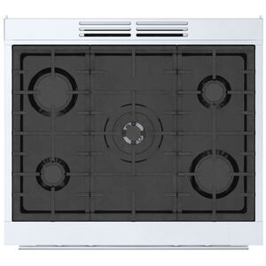 Bosch 800 Series 30 in. 3.9 cu. ft. True European Convection Dual Fuel Range with 5 Sealed Burners - Stainless Steel, , hires