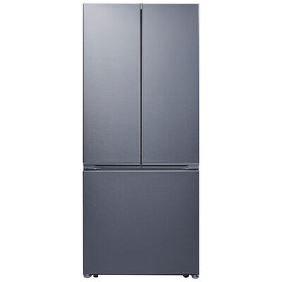 Summit 30 in. 16.1 cu. ft. Counter Depth French Door Refrigerator with Ice Maker - Stainless Steel | FDRD175SSIM