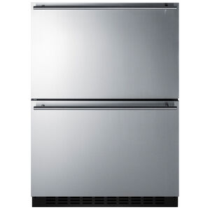 Summit 24 in. 3.7 cu. ft. Drawer Compact Freezer with Digital Control - Custom Panel Ready, , hires