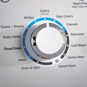 GE 27 in. 4.6 cu. ft. Top Load Washer with Stainless Steel Basket - White, , hires