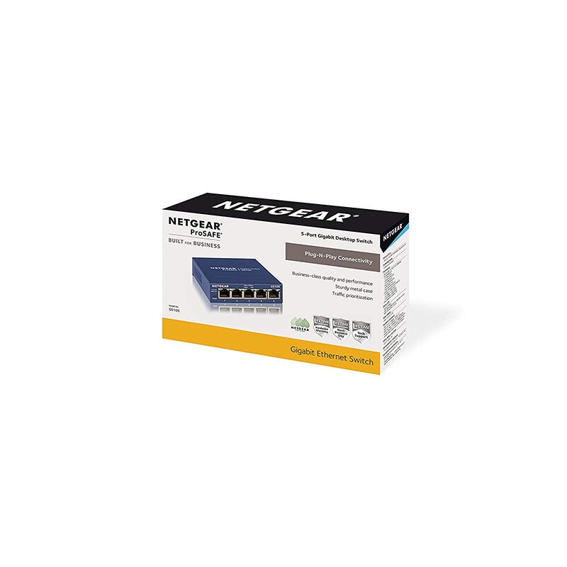 Netgear ProSafe 5-Port Gigabit Desktop Switch, , hires