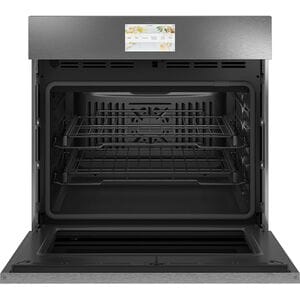 Cafe Minimal Series 30 in. 5 cu. ft. Smart Electric Single Wall Oven with True European Convection - Platinum Glass, Platinum Glass, hires