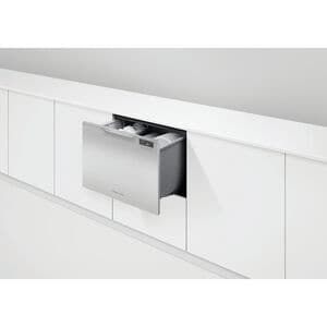 Fisher & Paykel Series 7 24 in. Smart Dishwasher with Front Control, 42 dBa Sound Level & Pocket - Stainless Steel, , hires