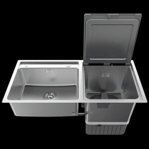 Fotile 2-In-1 In-Sink Top Control Dishwasher with 57 dBA Sound Level - Stainless Steel, , hires