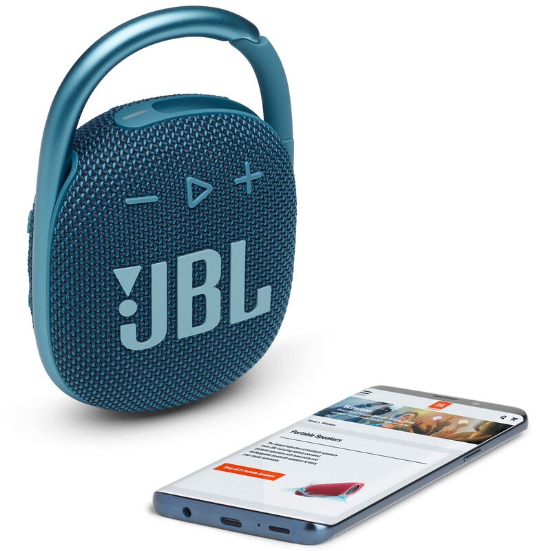 JBL Go 3 Portable Wireless Bluetooth Speaker Bundle with Case (Blue Pink)