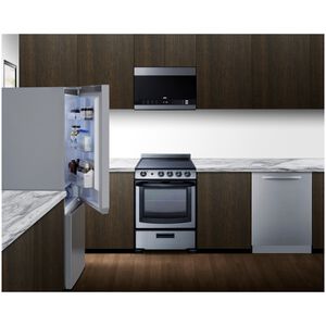 Summit 30 in. 16.1 cu. ft. Counter Depth Bottom Freezer Refrigerator - Stainless Steel, , hires