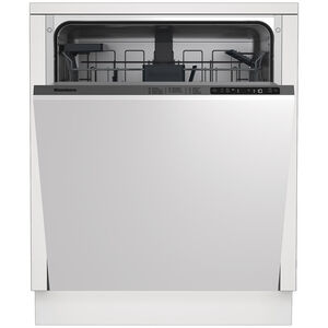 Blomberg 24 in. Top Control Flush-Mount Dishwasher with 48 dBA Sound Level - Custom Panel Ready, , hires