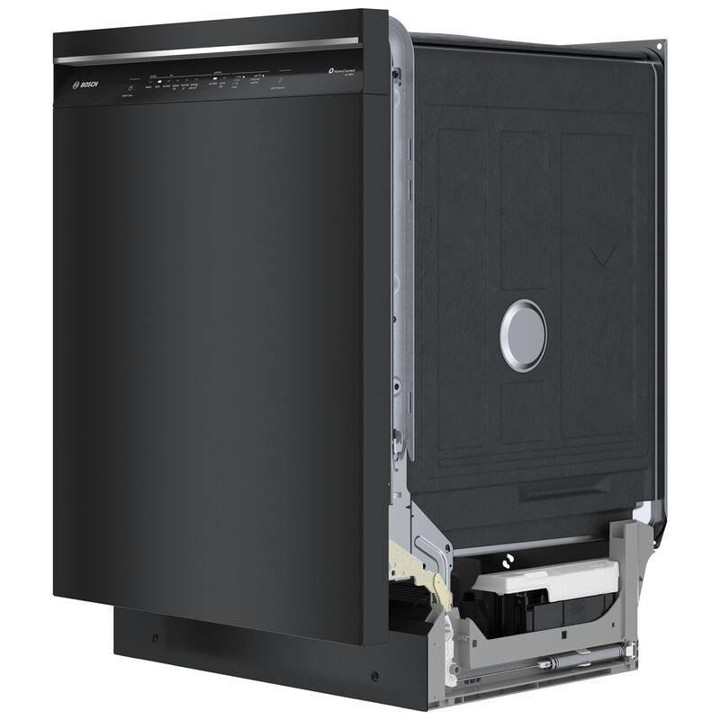Bosch 300 Series 24 in. Front Control Smart Dishwasher with 46 dBa Sound Level, 3rd-Rack, PureDry & Pocket - Black, , hires