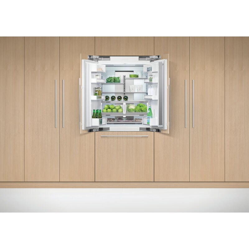 Fisher & Paykel Series 7 36 in. 16.8 cu. ft. Built-In Smart Counter Depth French Door Refrigerator with Ice Maker - Custom Panel Ready, , hires