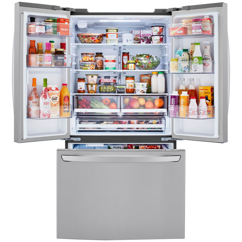 LG 36 in. 28.7 cu. ft. French Door Refrigerator - Stainless Steel, , hires