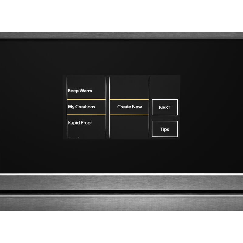 JennAir Noir 27 in. 8.6 cu. ft. Front Control Electric Double Wall Oven with Standard Convection - Floating Glass Black, , hires