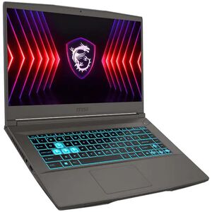 MSI Thin A15 16 in. Notebook With AMD Ryzen 5 7535HS, 3.3 GHz, 6-Core CPU, NVIDIA GeForce RTX 3050 GPU, 8 GB RAM, 512 GB SSD, up to 6 Hrs. of Battery Life & Windows 11 Home - Black, , hires