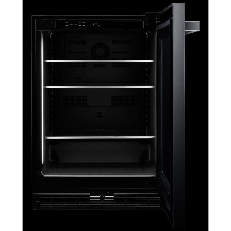JennAir Noir 24 in. 5.2 cu. ft. Built-In Undercounter Refrigerator - Black, , hires