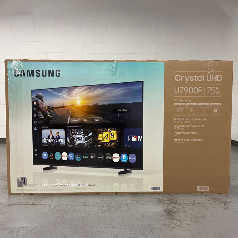 Samsung - 75" U7900F LED 4K UHD Smart Tizen TV (Open Box Excellent Condition), , hires