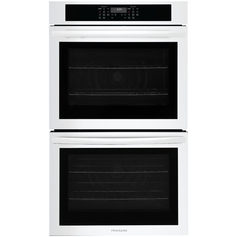 Frigidaire 30 in. 10.6 cu. ft. Top Control Electric Double Wall Oven With Standard Convection - White, White, hires