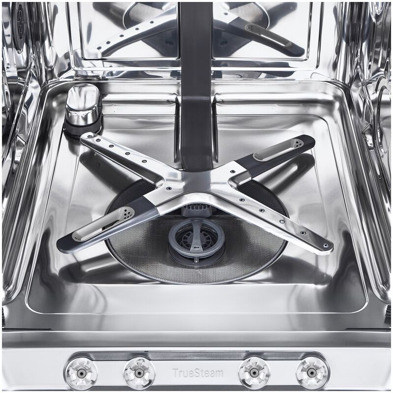 SKS 24 in. Top Control Flush-Mount Smart Dishwasher with 40 dBa Sound Level, 3rd-Rack & Dynamic Heat Dry - Stainless Steel, , hires