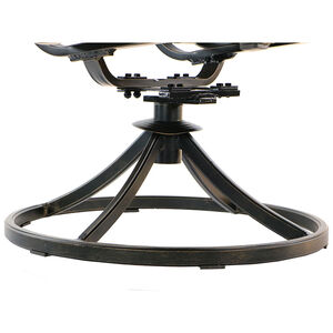 Hanover Fontana 5-Piece Round Porcelain Tile Top Dining Set with Four Sling Swivel Rockers, , hires