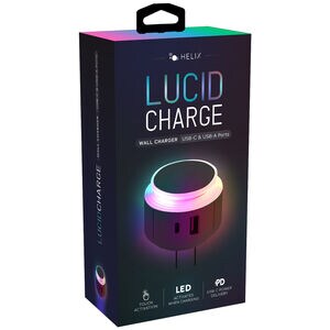 Lucid Wall Charger C and A Port Fast Charge, , hires