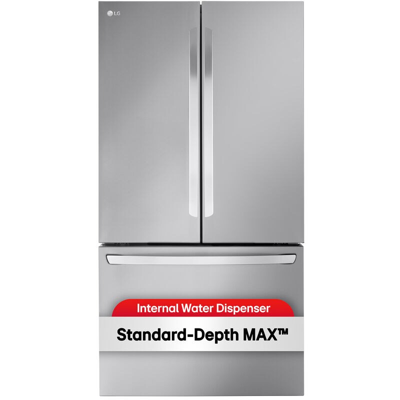 LG 36 in. 31.7 cu. ft. Smart French Door Refrigerator with Internal Water Dispenser - PrintProof Stainless Steel, , hires