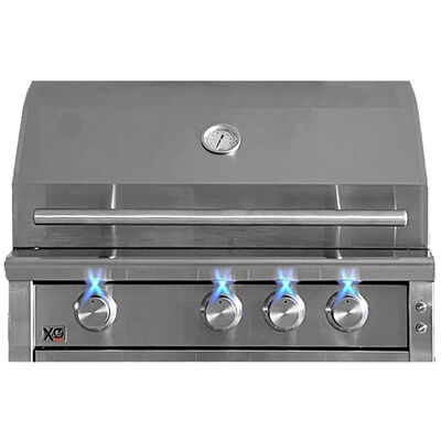 XO 32 in. Built-In Natural Gas Grill - Stainless Steel | XOGRILL32XTN